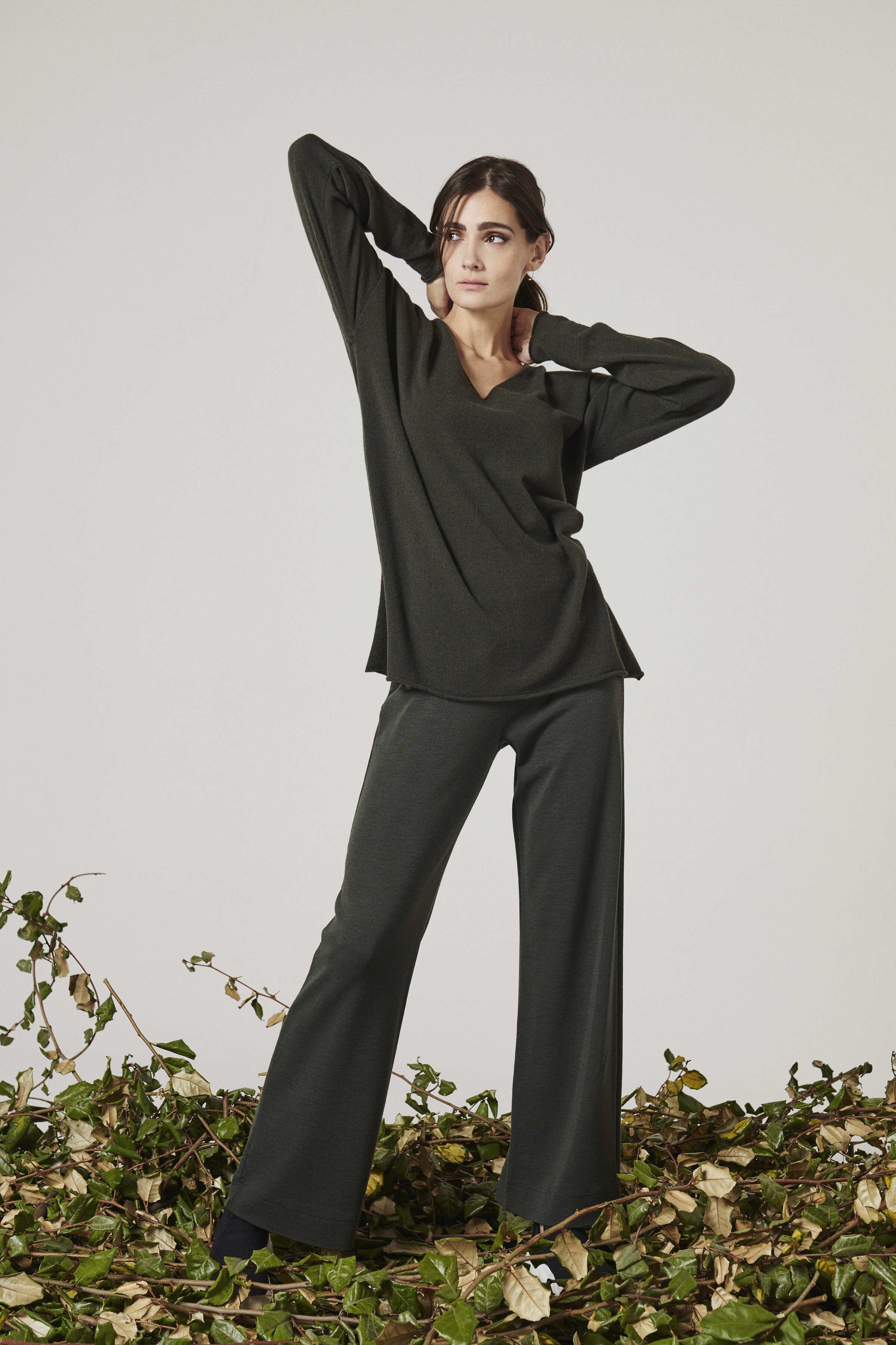 Women's Long Sleeve Wool Top